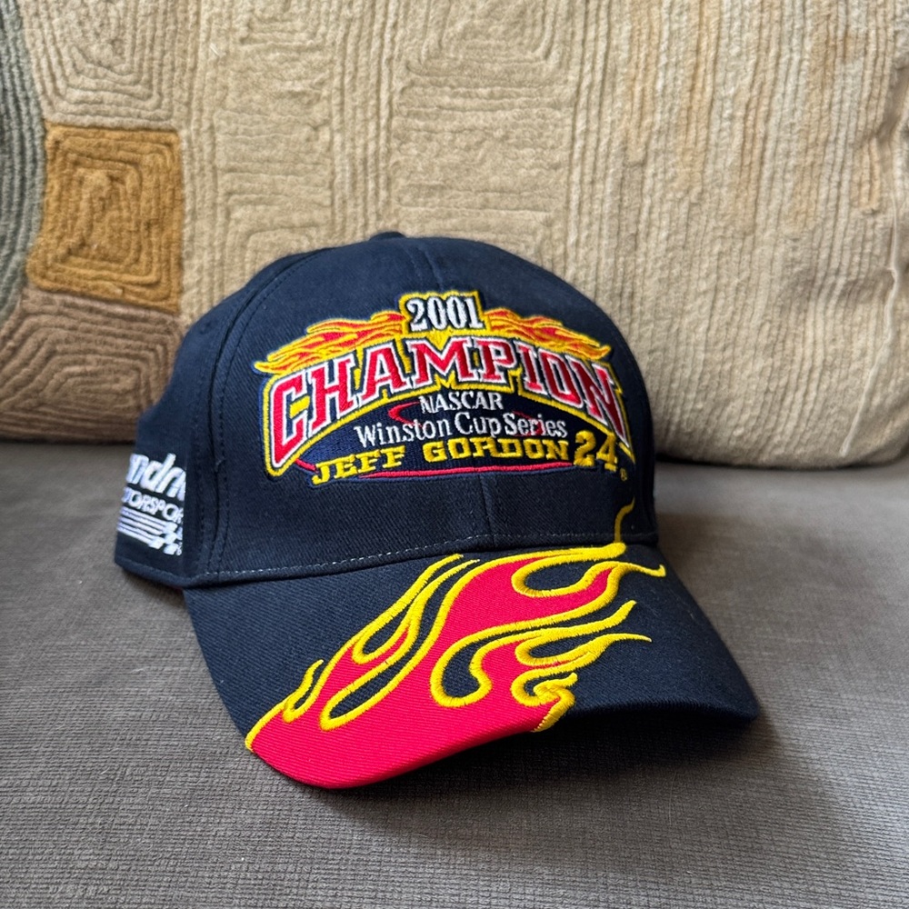 Vintage Jeff Gordon Champion Hat / Strapback / Nascar / Chase Authentics / 2001